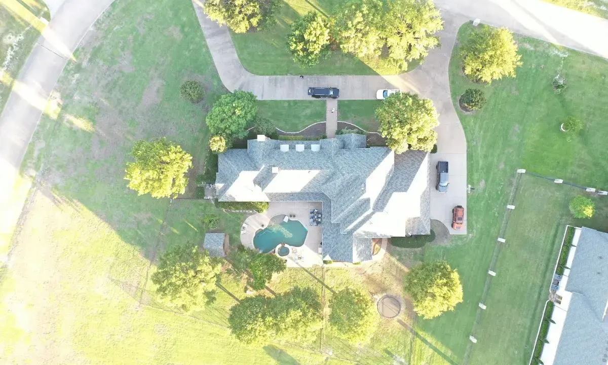 New shingle roof installation on a home in Lawrence